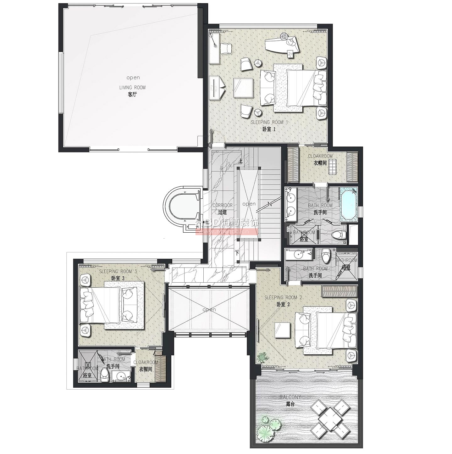 玖瓏湖別墅裝修 平面方案設(shè)計之三.jpg 玖瓏湖別墅裝修 平面方案設(shè)計之三.jpg