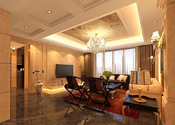 海岸萬和城簡約別墅裝修設(shè)計