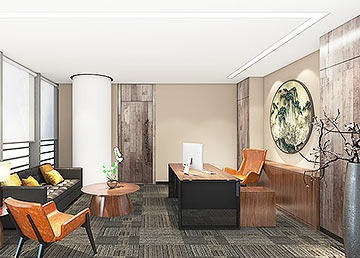 富力新天地恩珍源人參公司經(jīng)理室裝修設計 富力新天地恩珍源人參公司經(jīng)理室裝修設計